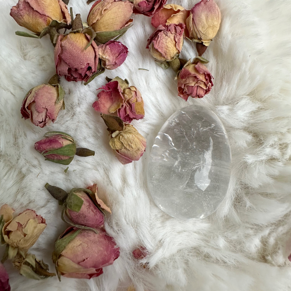 Clear Quartz Yoni Egg